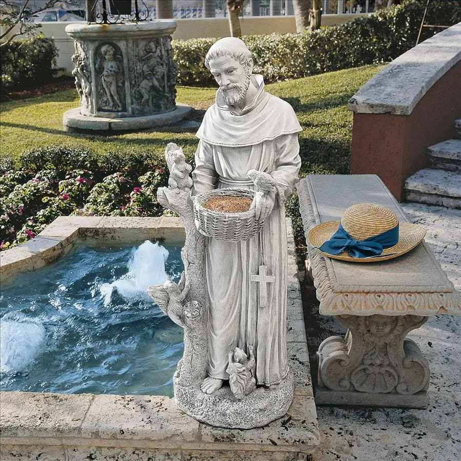 Natures Nurturer St Francis Large Sculpture by Design Toscano