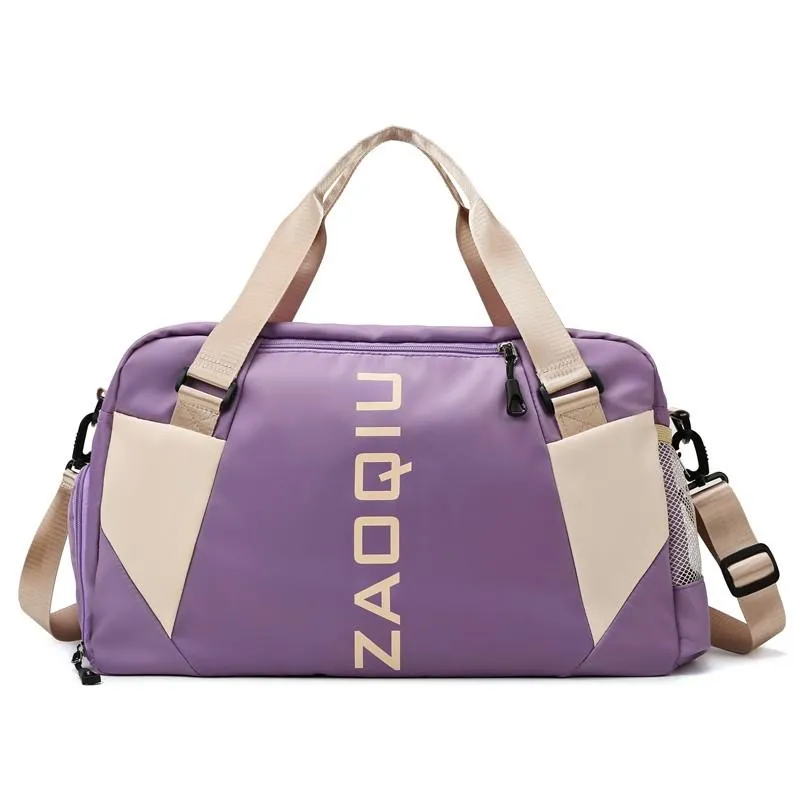 New Women Travel Bag Ladies Handbag Large Sports Pack Multifunctional Luggage Shoulder Bag Gym Bags 2021 Fashion Cool Yoga Bags