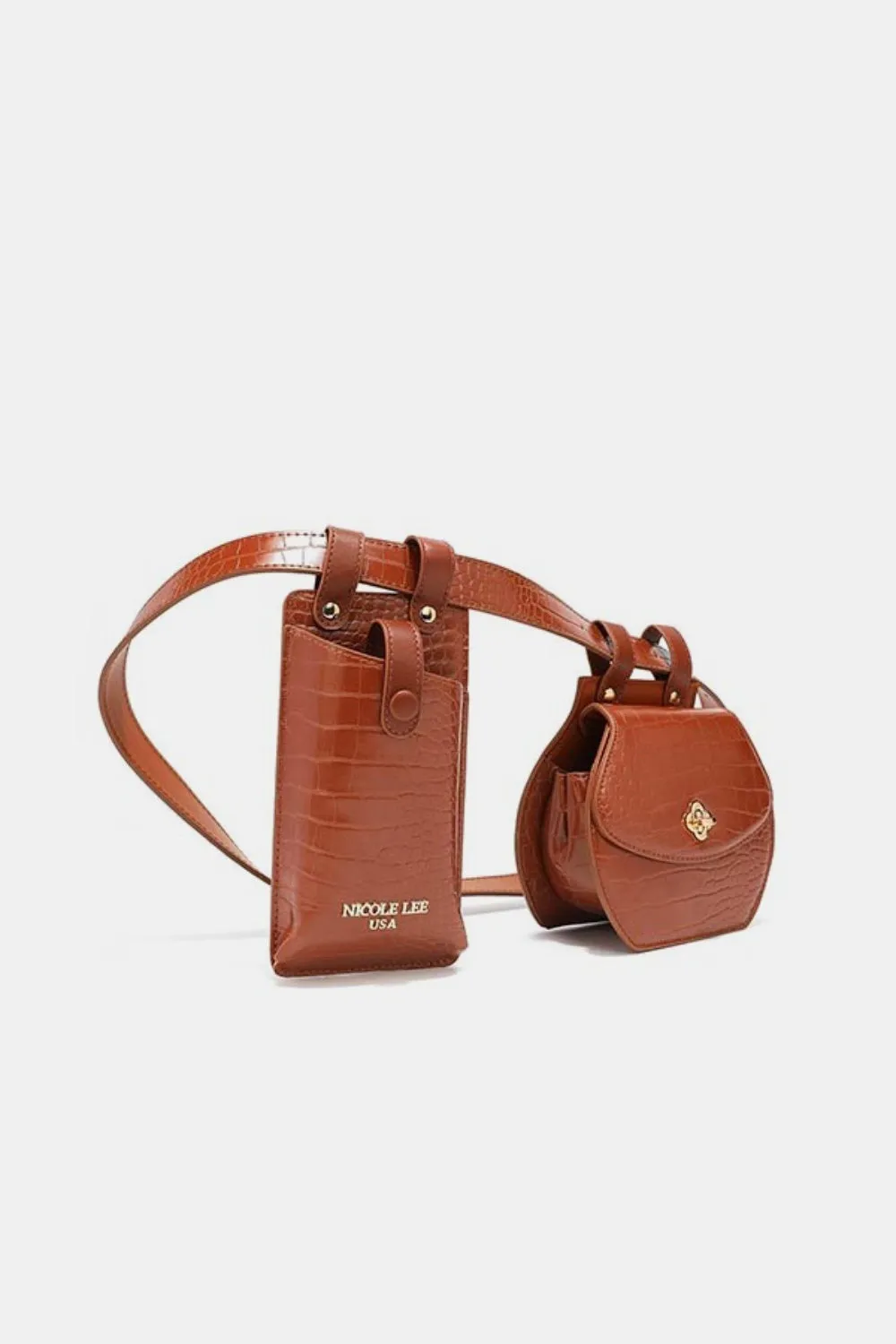 Nicole Lee 2 Piece Texture Belt Bag