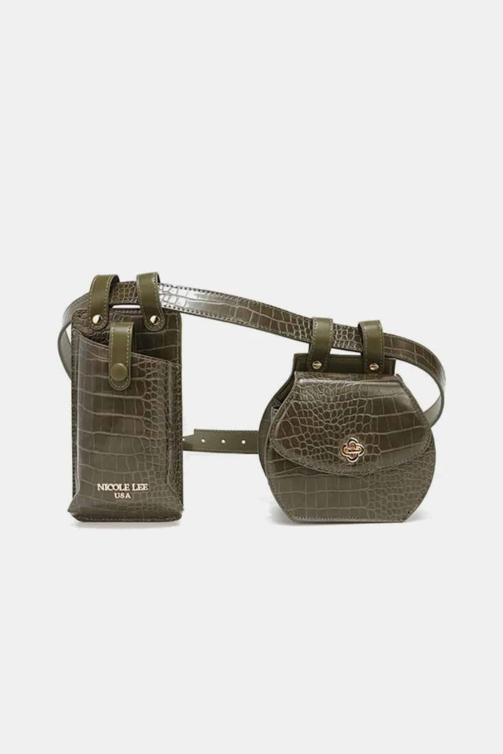 Nicole Lee 2 Piece Texture Belt Bag