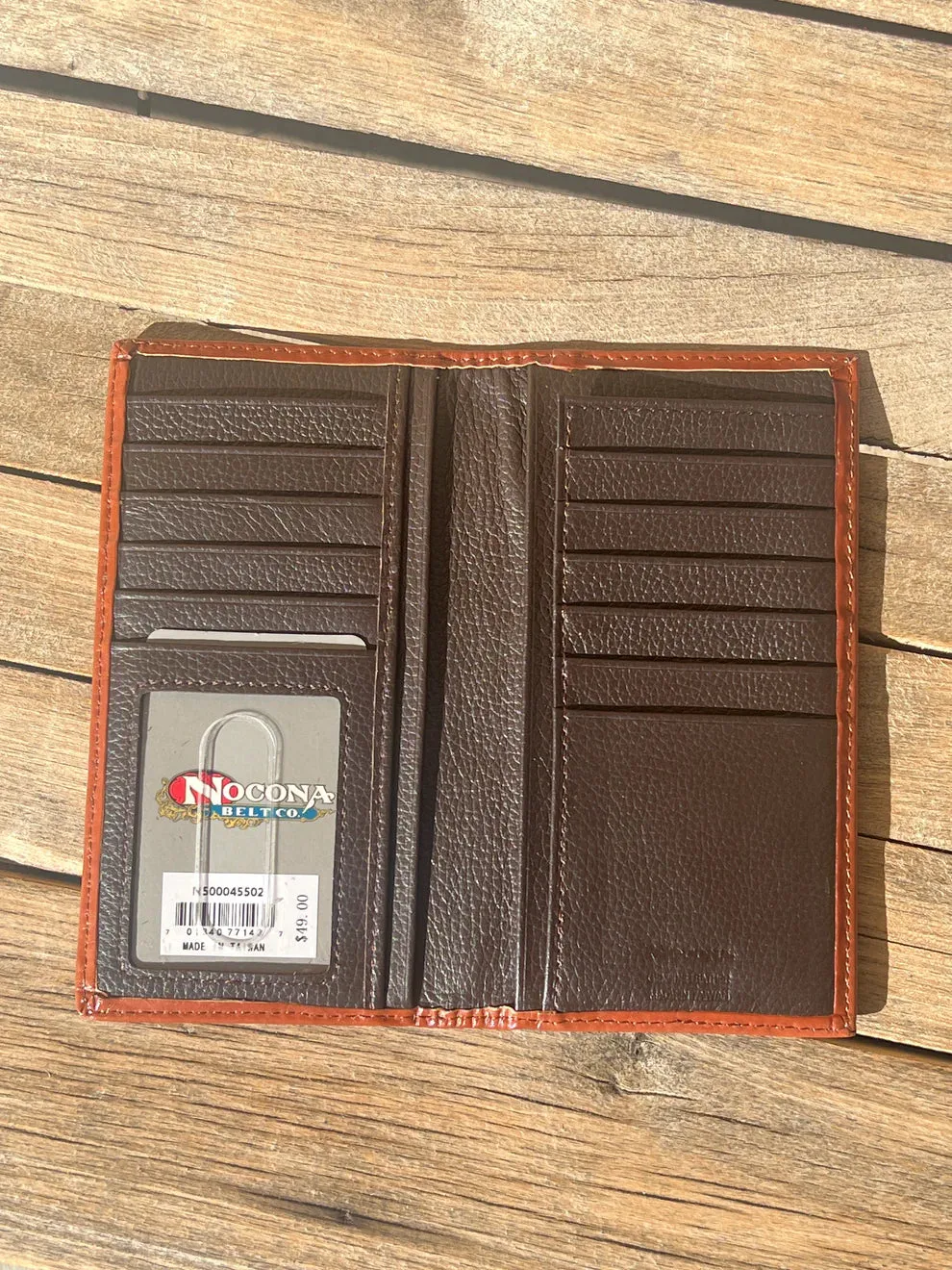 Nocona Rodeo Wallet Tooled