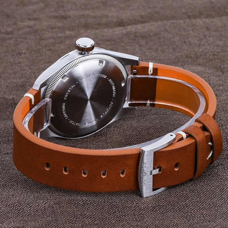 Octopus Kraken 40mm Coin Bezel Pilot Men Watch