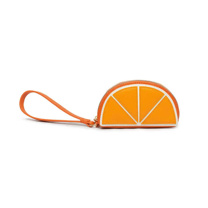 Orange Slice Applique Purse
