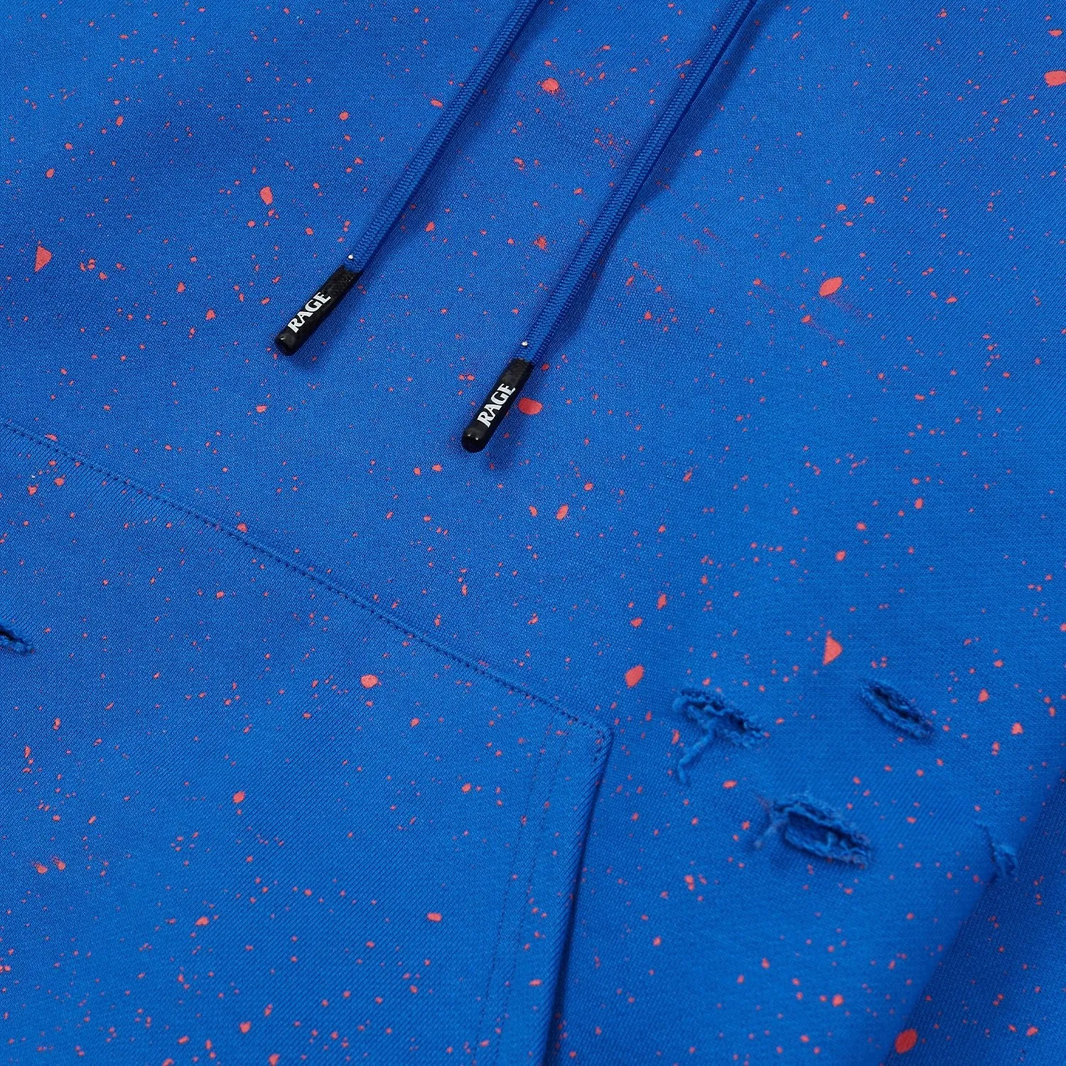 Oversized Spackle Hoodie | Dazzling Blue