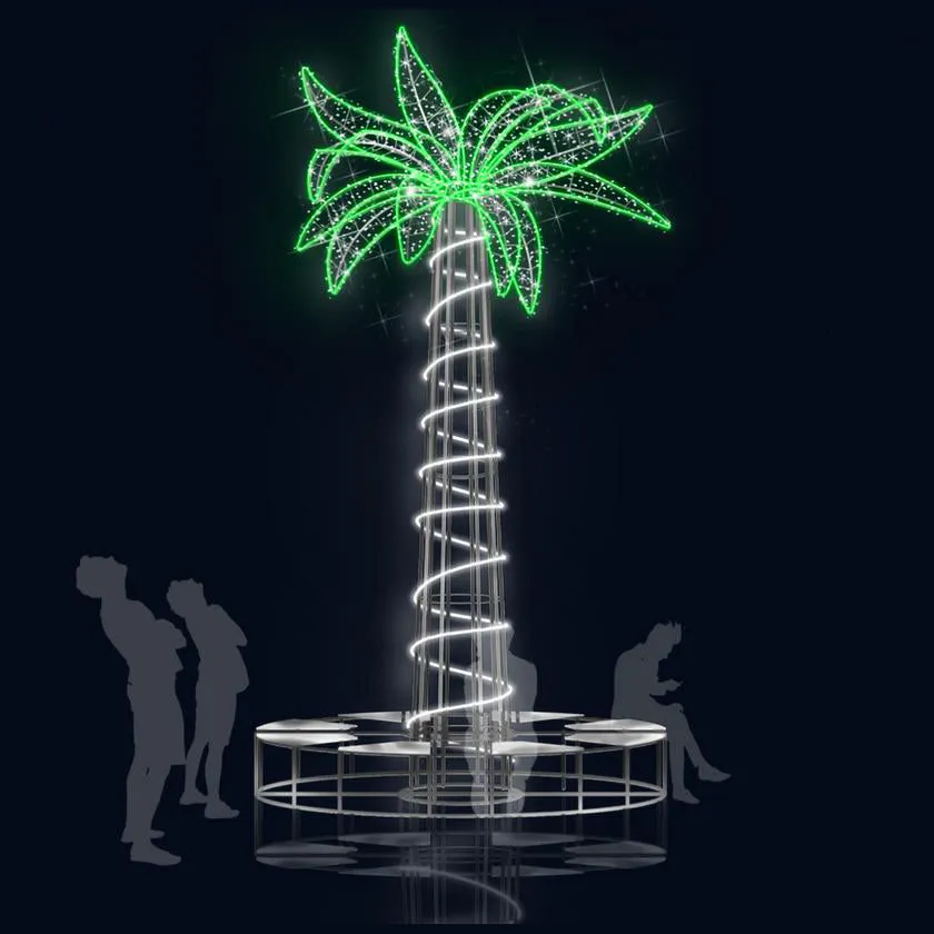 PALM TREE BENCH