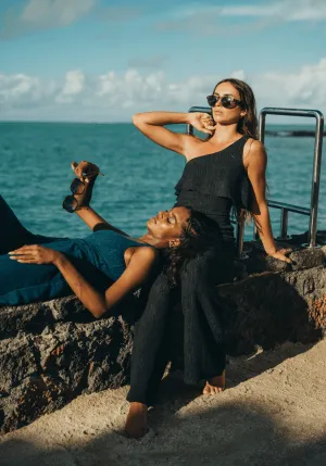 PANTALON ILAM TAILLE UNIQUE Noir