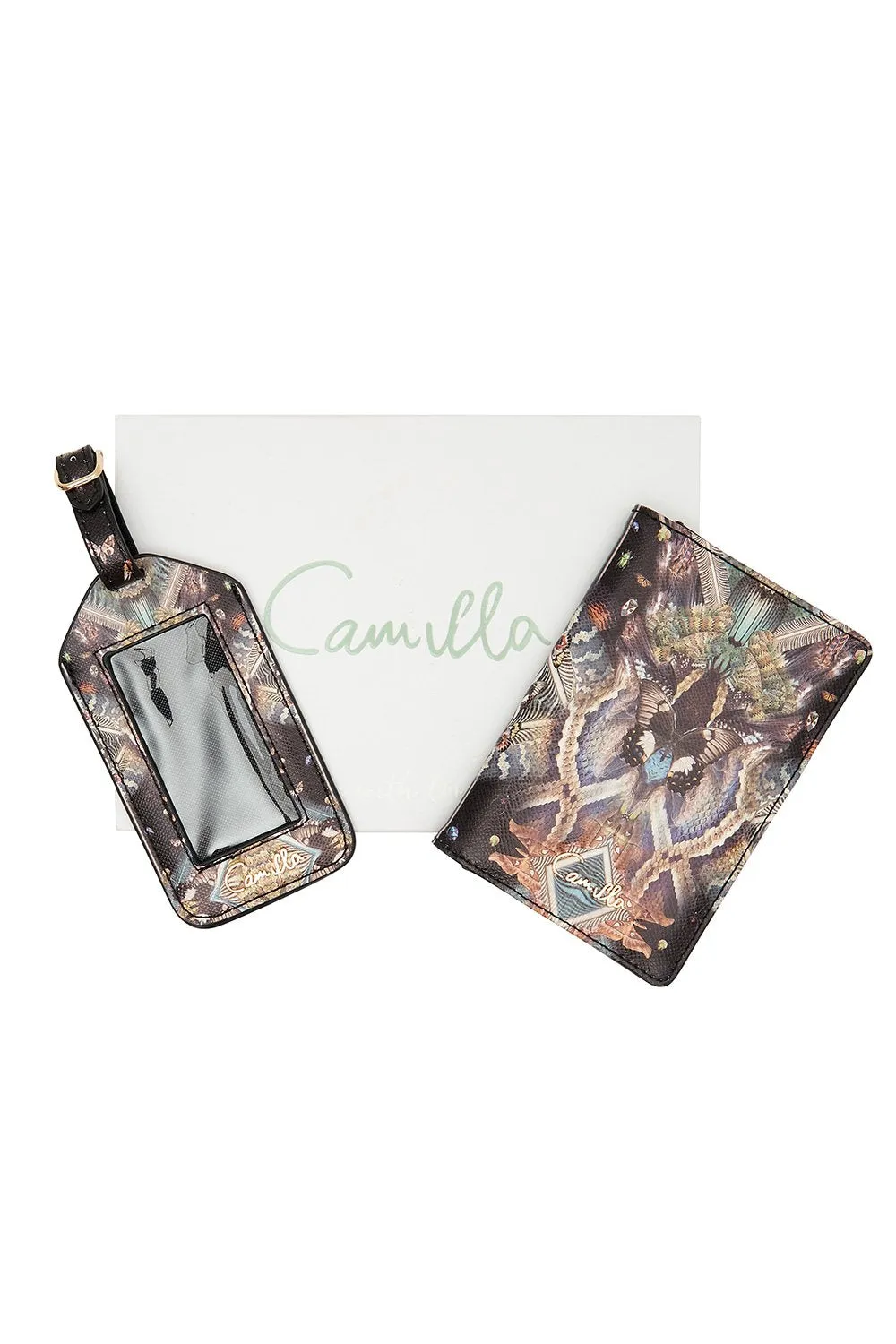 Passport Holder And Luggage Tag- Maternal Instinct