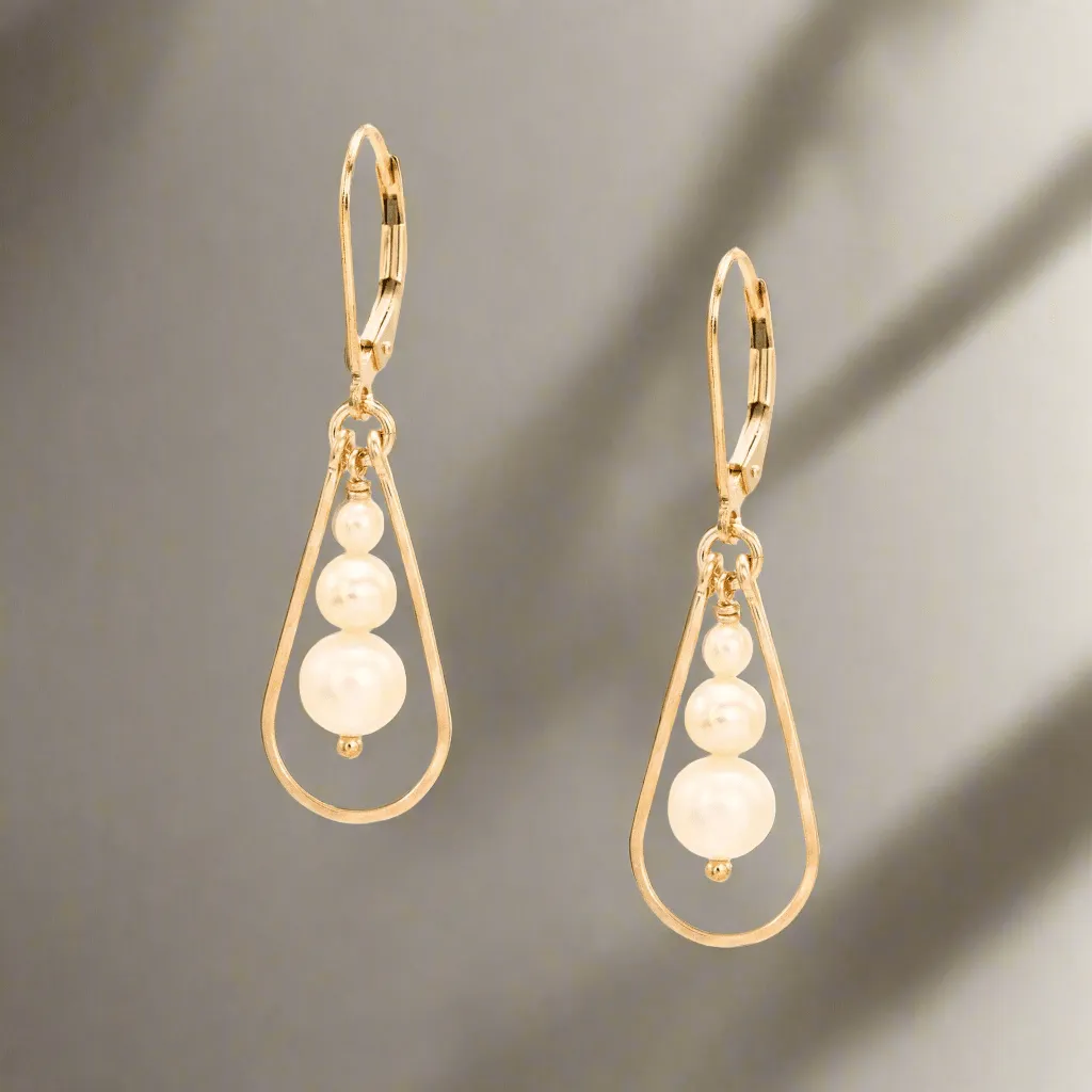 Pearl Trifecta Earring