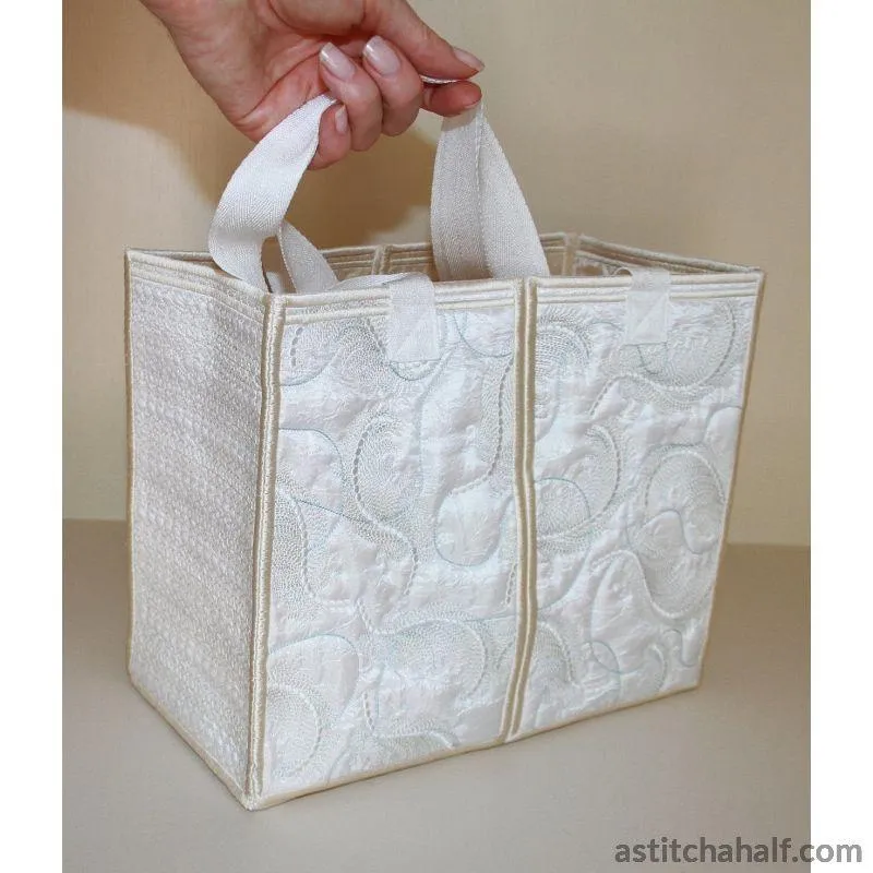 Pearly White Feathery Light Tote Bag