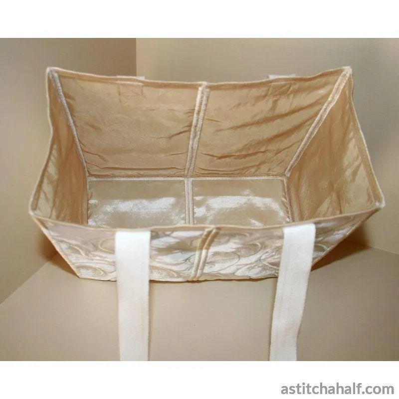 Pearly White Feathery Light Tote Bag