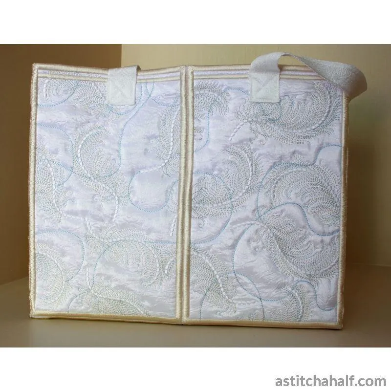 Pearly White Feathery Light Tote Bag