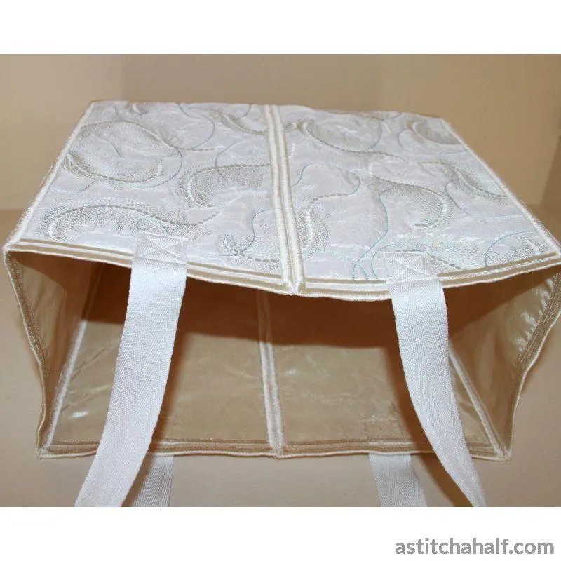 Pearly White Feathery Light Tote Bag