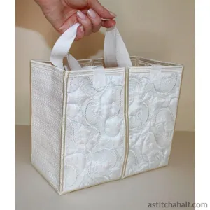 Pearly White Feathery Light Tote Bag