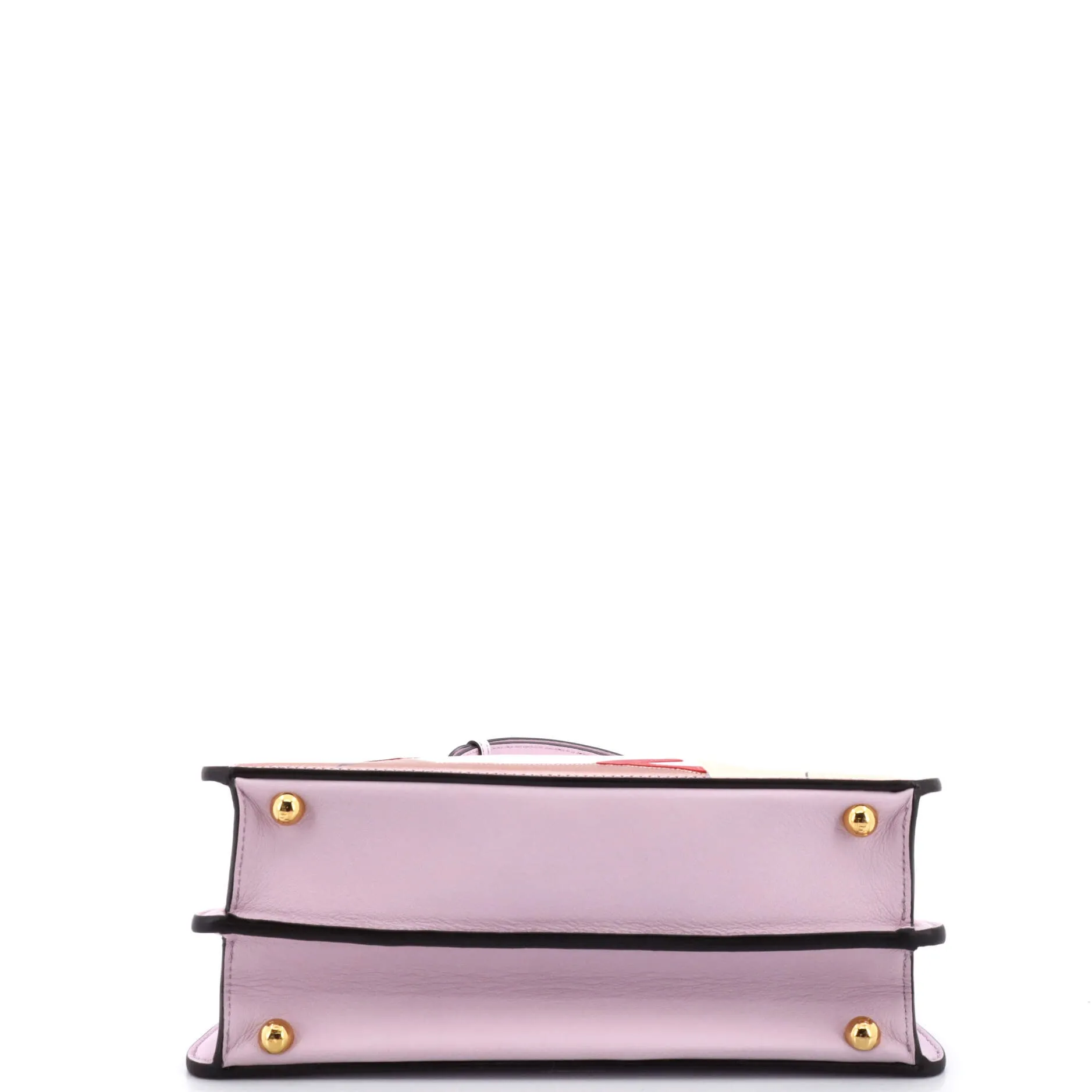 Peekaboo ISeeU Bag Printed Leather Small
