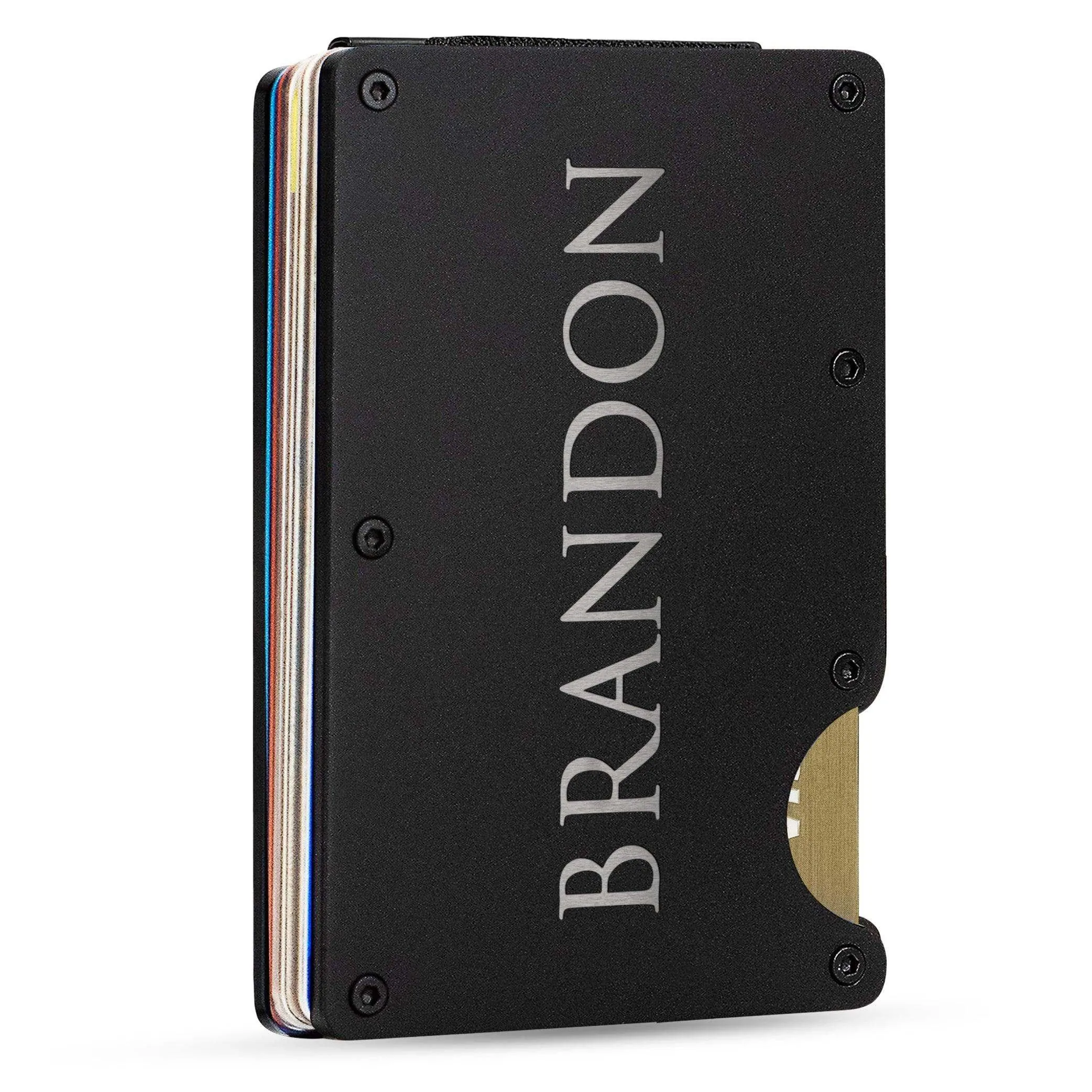 Personalized Card Holder - Custom Metal Card Holder, Holder with Name