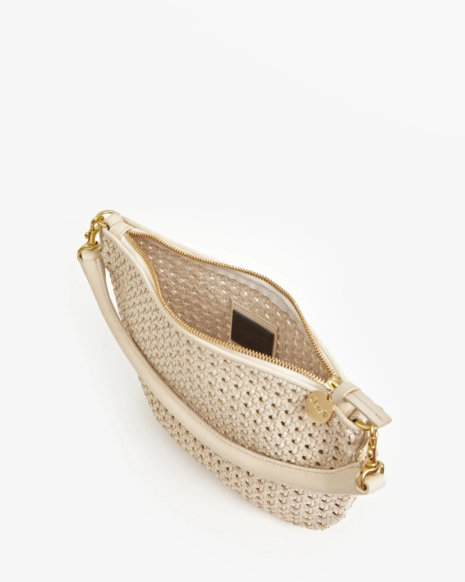Petit Moyen Messenger Bag - Cream Rattan