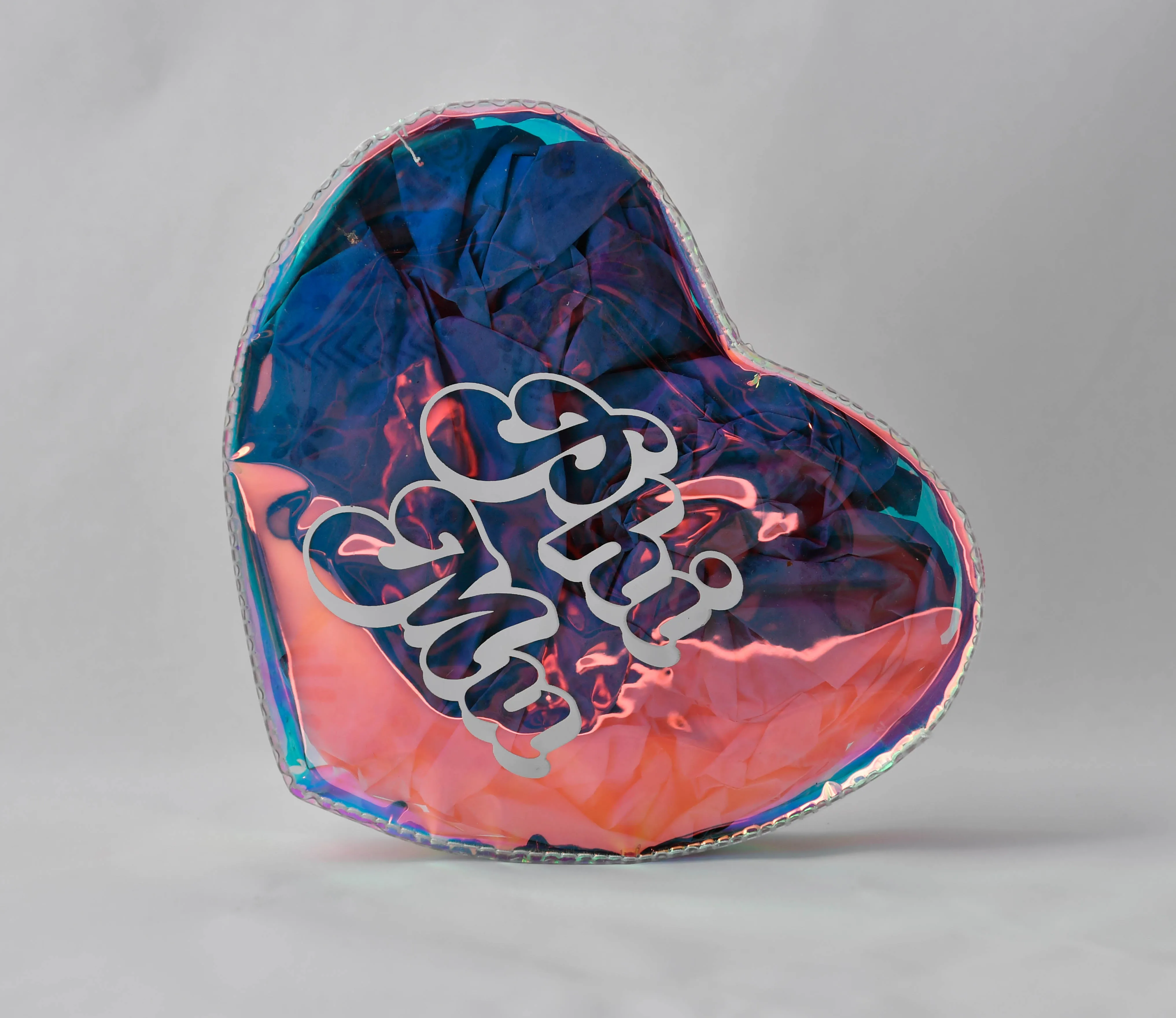 Phi Mu Heart Shaped Makeup Bag