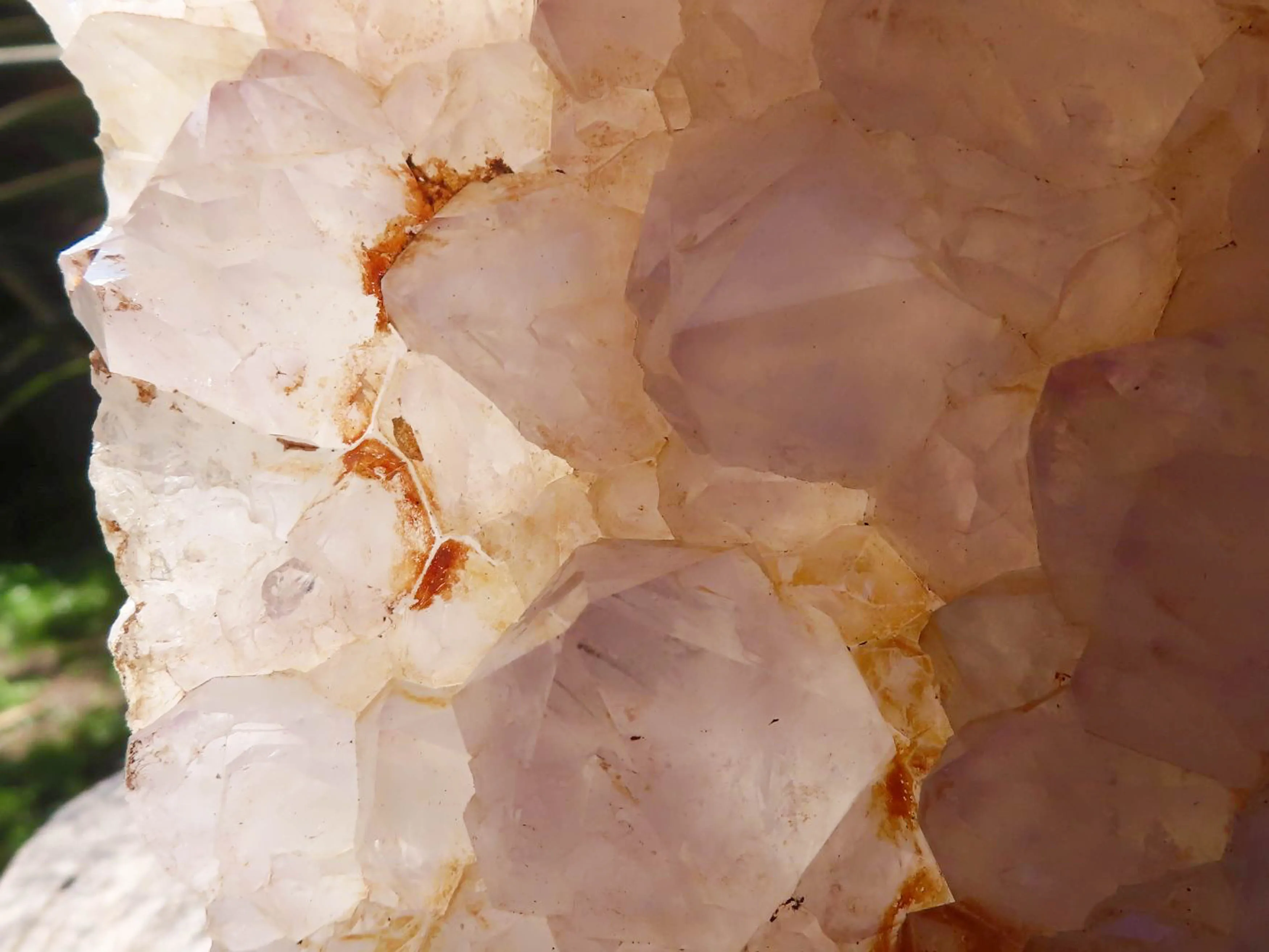Polished Extra Large Amethyst Crystal Centred Agate Display Piece x 1 From Maintirano, Madagascar