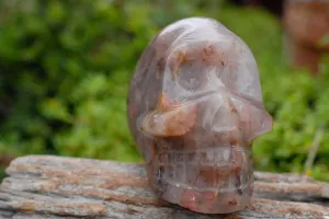 Polished Hematoid Skull Carving x 1 From Madagascar