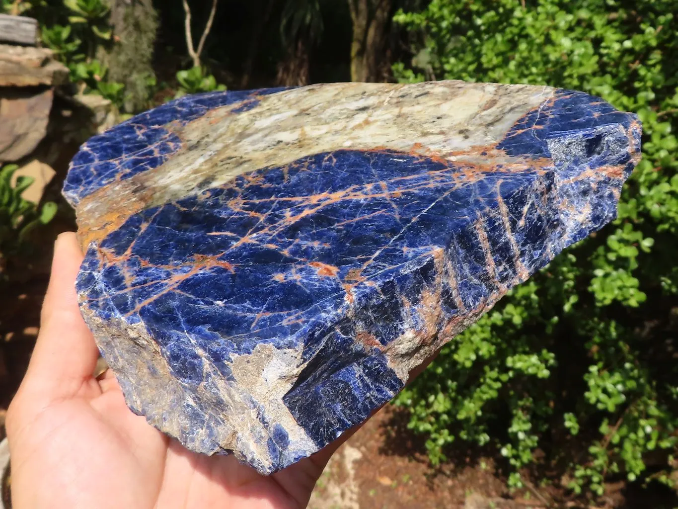 Polished Large Blue Sodalite Slab x 1 From Namibia