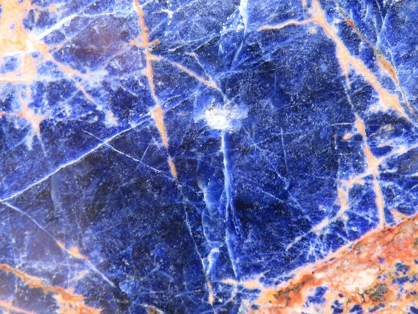 Polished Large Blue Sodalite Slab x 1 From Namibia