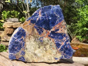Polished Large Blue Sodalite Slab x 1 From Namibia