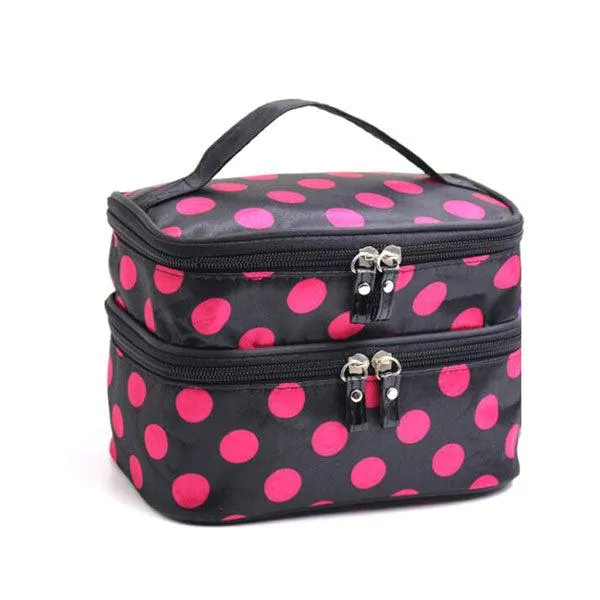Polka Dot Make Up Bag