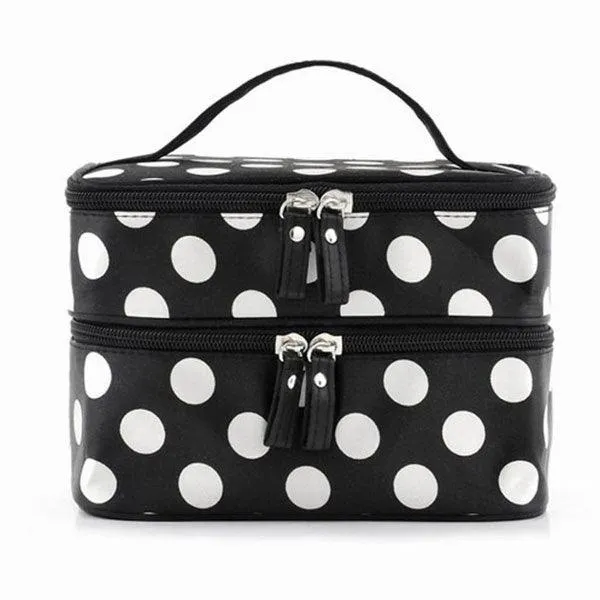 Polka Dot Make Up Bag