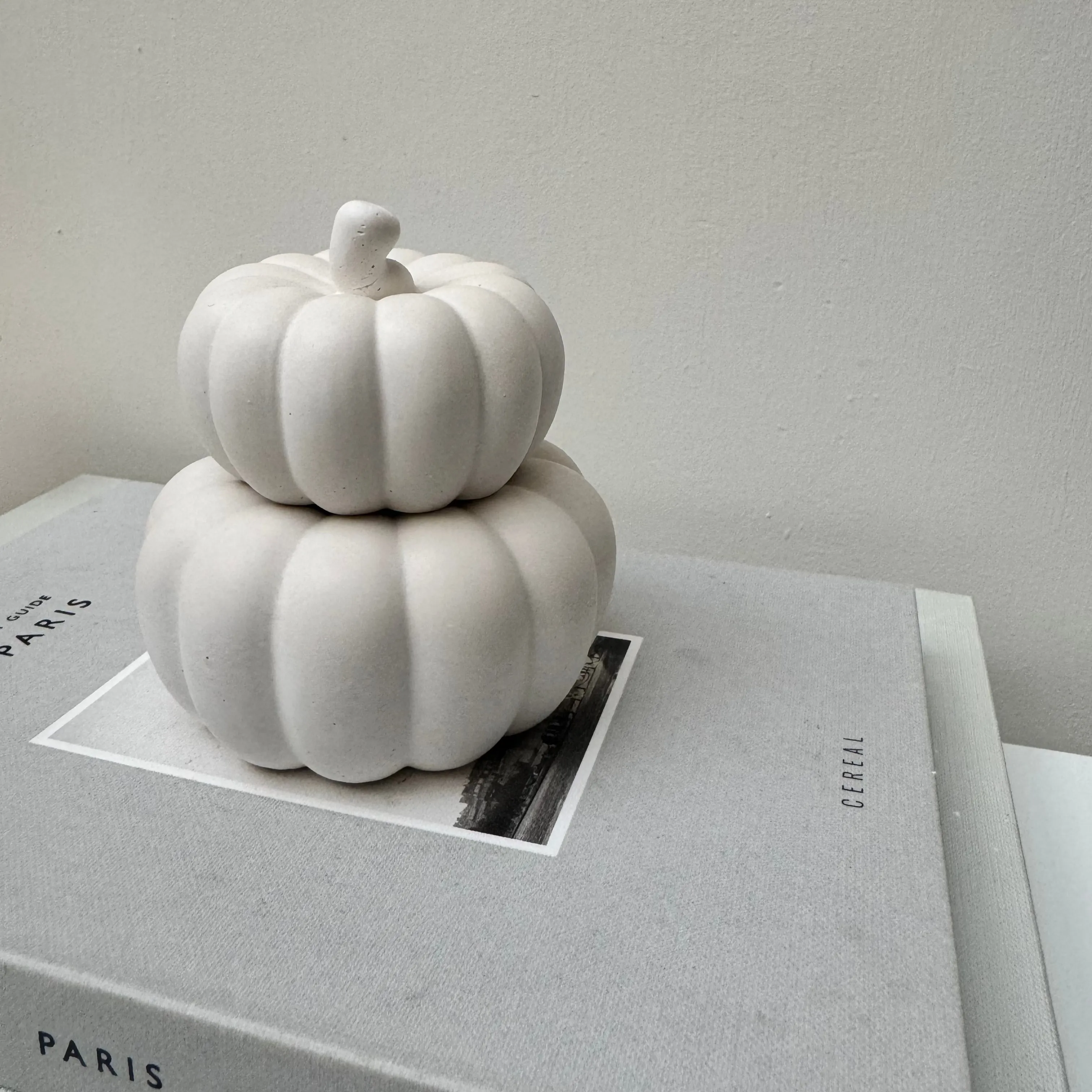 Pumpkin Tealight Holder and Ornament Set - Natural Home