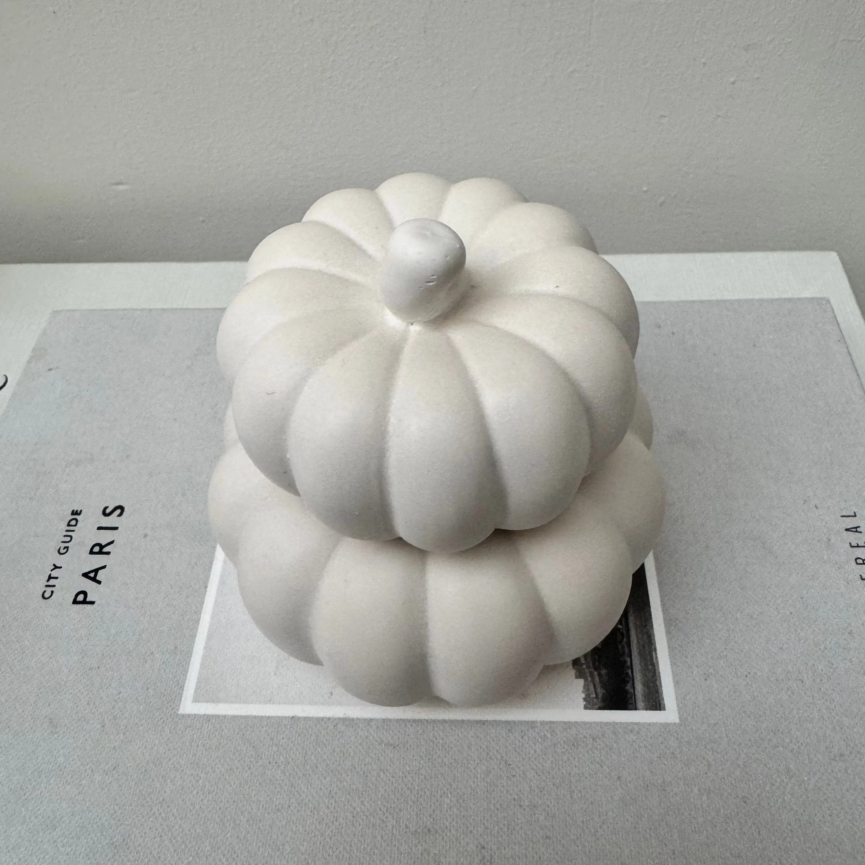 Pumpkin Tealight Holder and Ornament Set - Natural Home