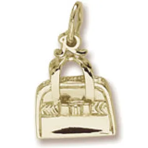 Purse Charm in Yellow Gold Plated