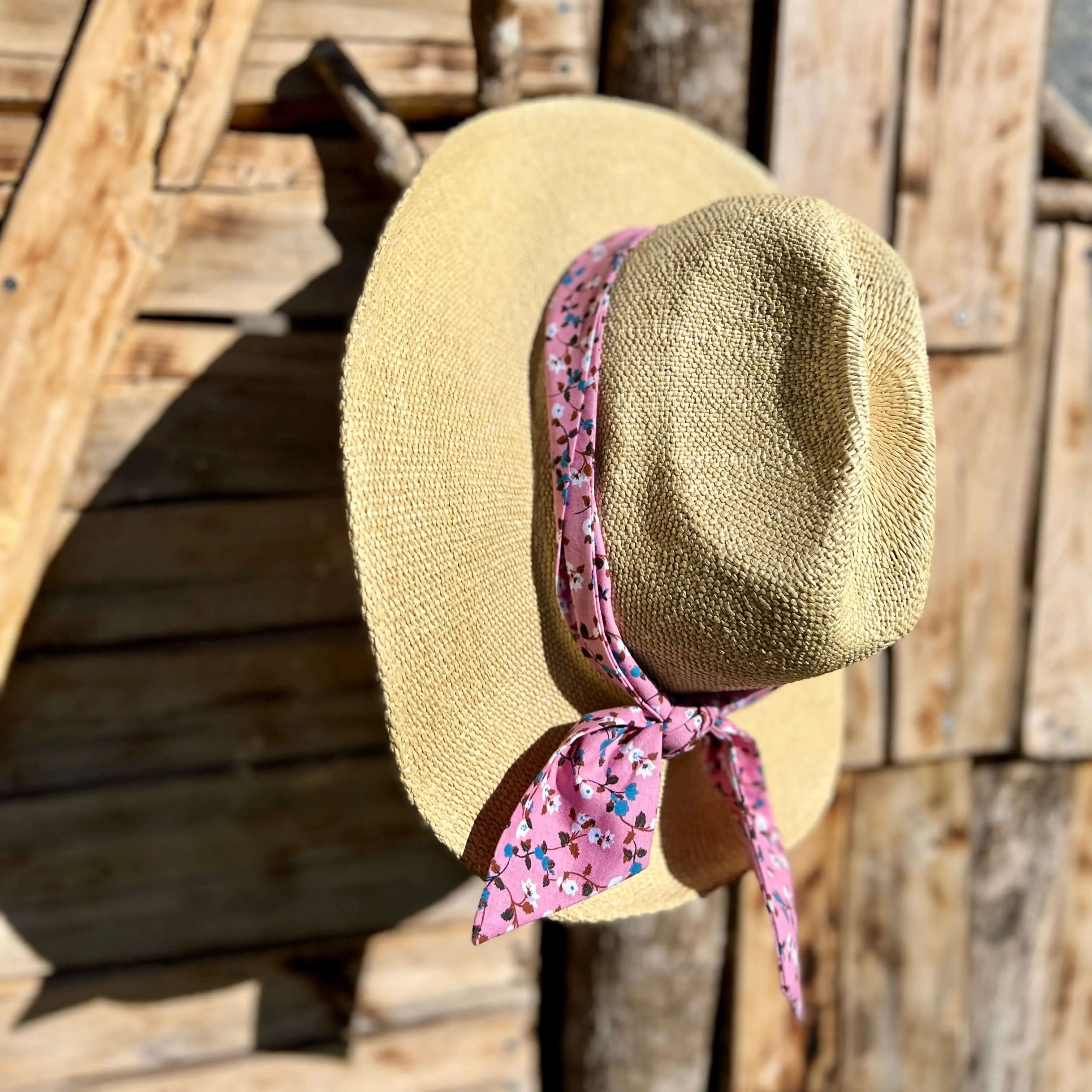 Purse Scarf - Spring Dusty Pink Floral Scarf