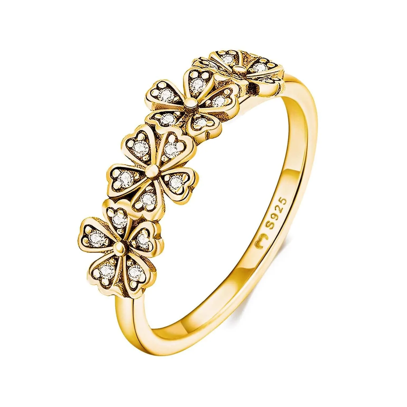"Luminous Flowers" Ring