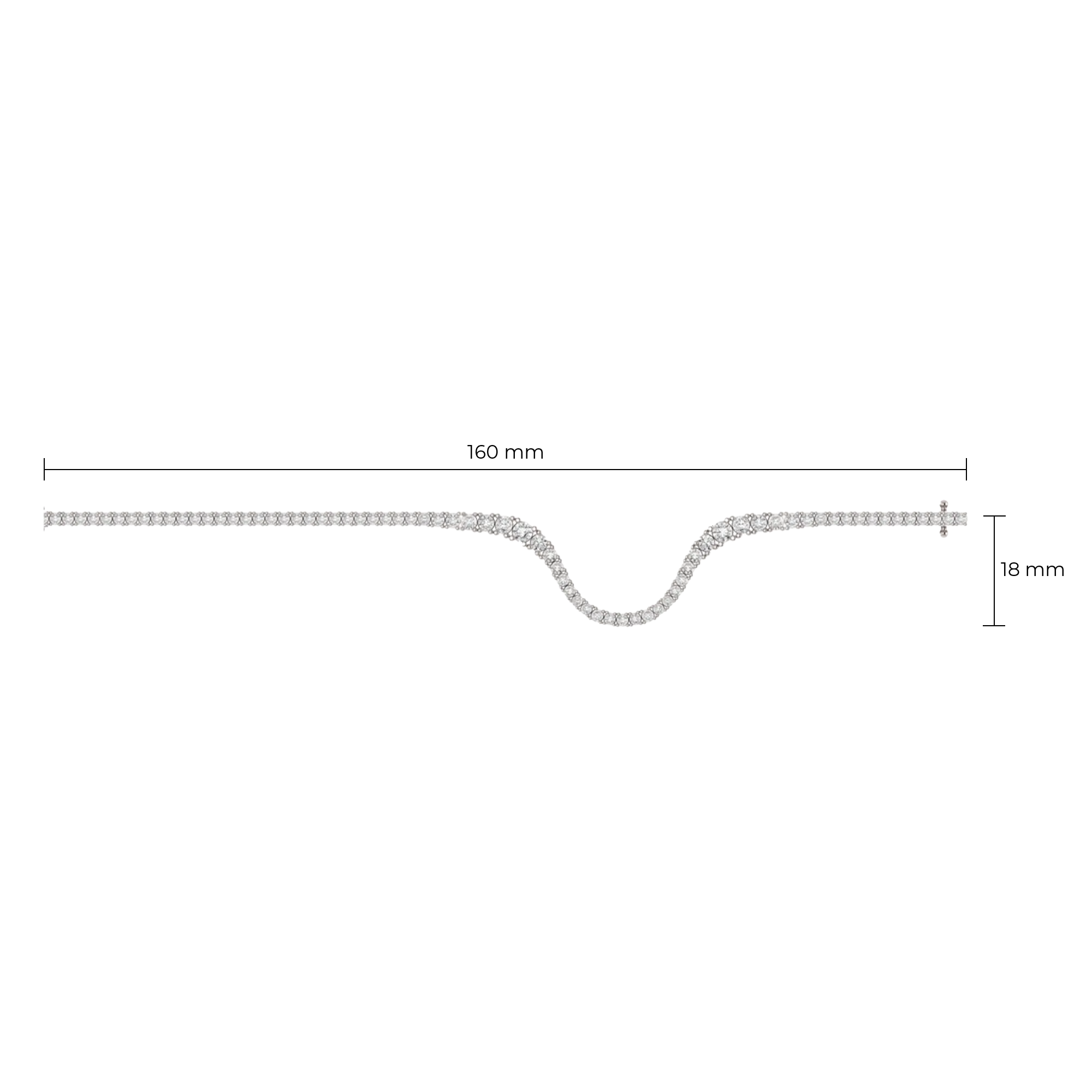 Radiant Bracelet | Full diamond