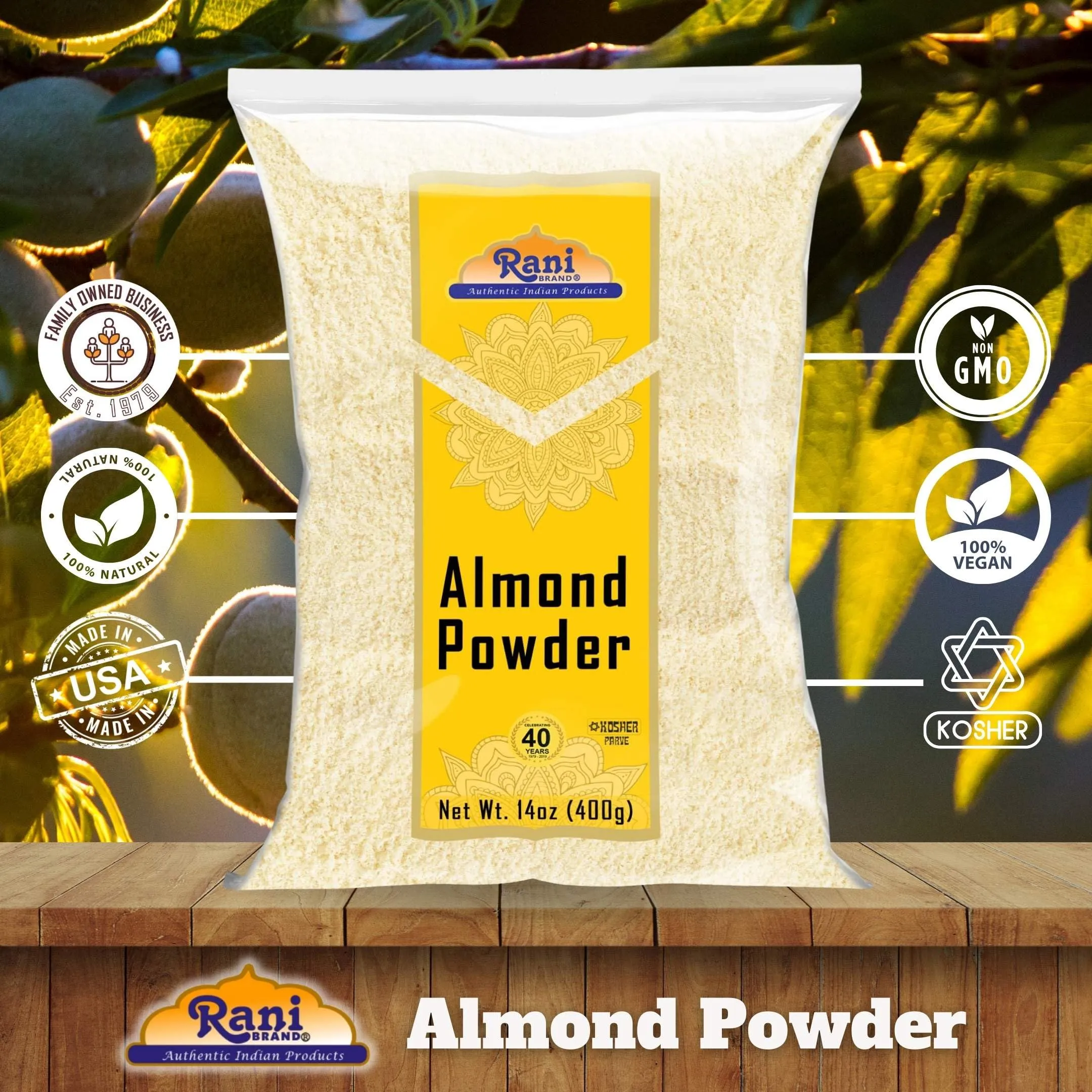 Rani Almonds Powder {2 Sizes Available}