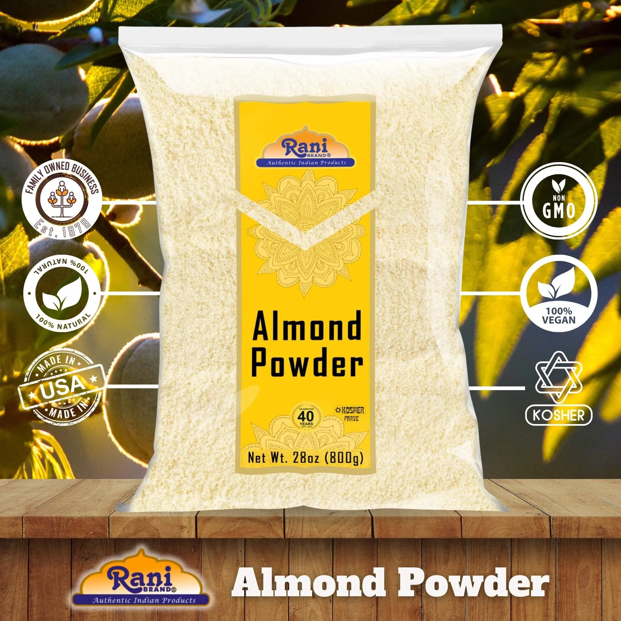 Rani Almonds Powder {2 Sizes Available}
