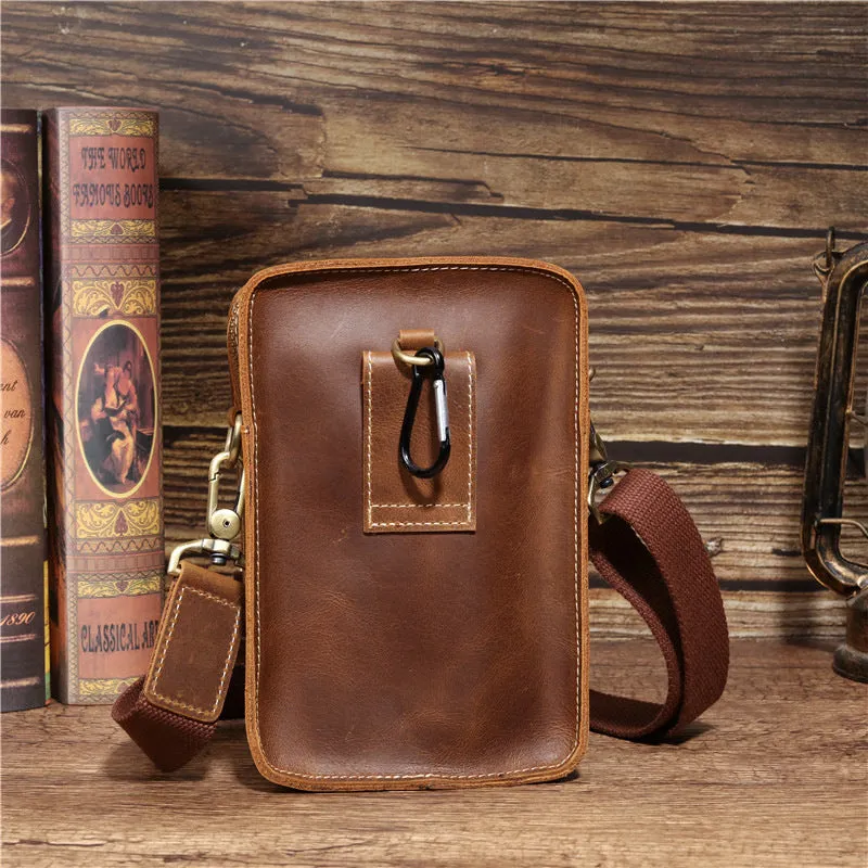 Retro Leather Messenger Bag
