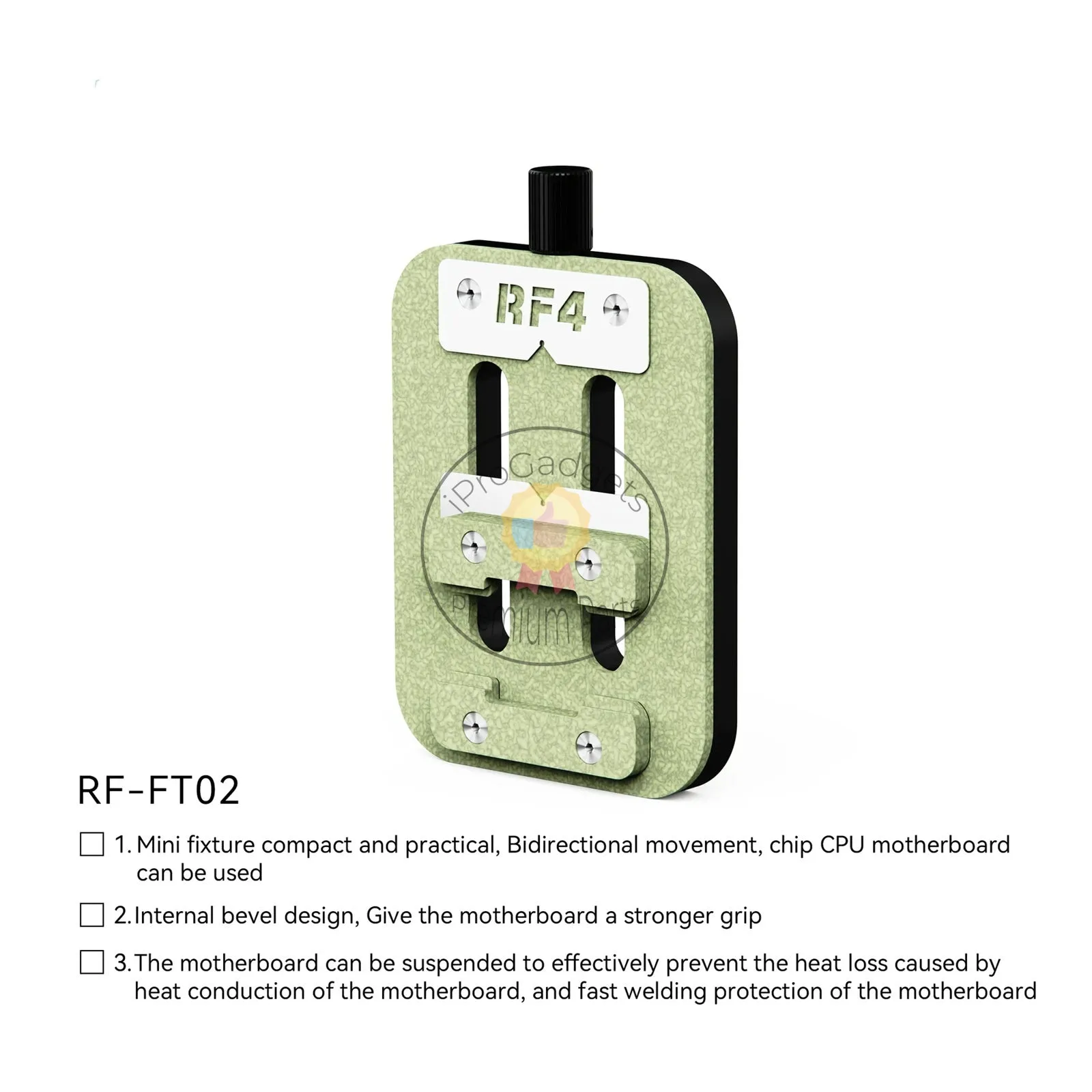 RF4 RF-FT02 Precision Mainboard PCB Fixture Suspension Bidirectional Folder Stabilise MIni for Phone IC CPU Repair Clamp tool