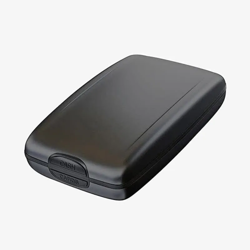 RFID Blocking Aluminum Alloy Wallet Case Card Holder Money Organizer