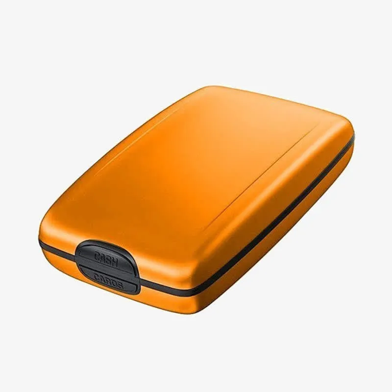 RFID Blocking Aluminum Alloy Wallet Case Card Holder Money Organizer