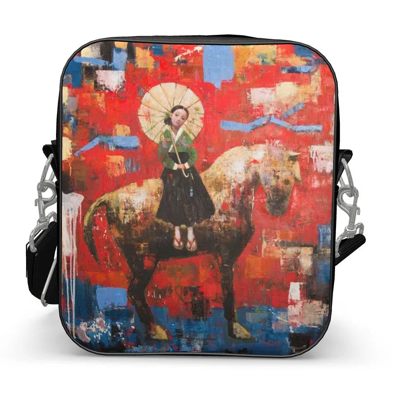 Ride In Sunset Large Messenger Bag