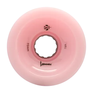 Ruedas FR Skates Skateboard Longboard Luminous 70mm 78a