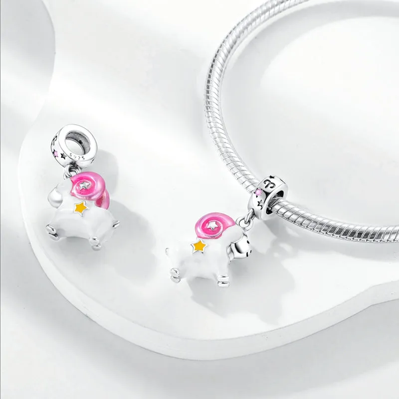 S925 Silver Zodiac Signs Luminous Charms Grow in the Dark For Bracelet and Necklace
