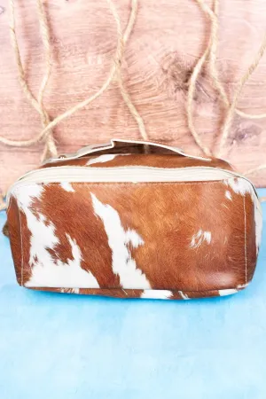SALE 75% OFF! Cocoa Cow Jetsetter Expandable Makeup Bag
