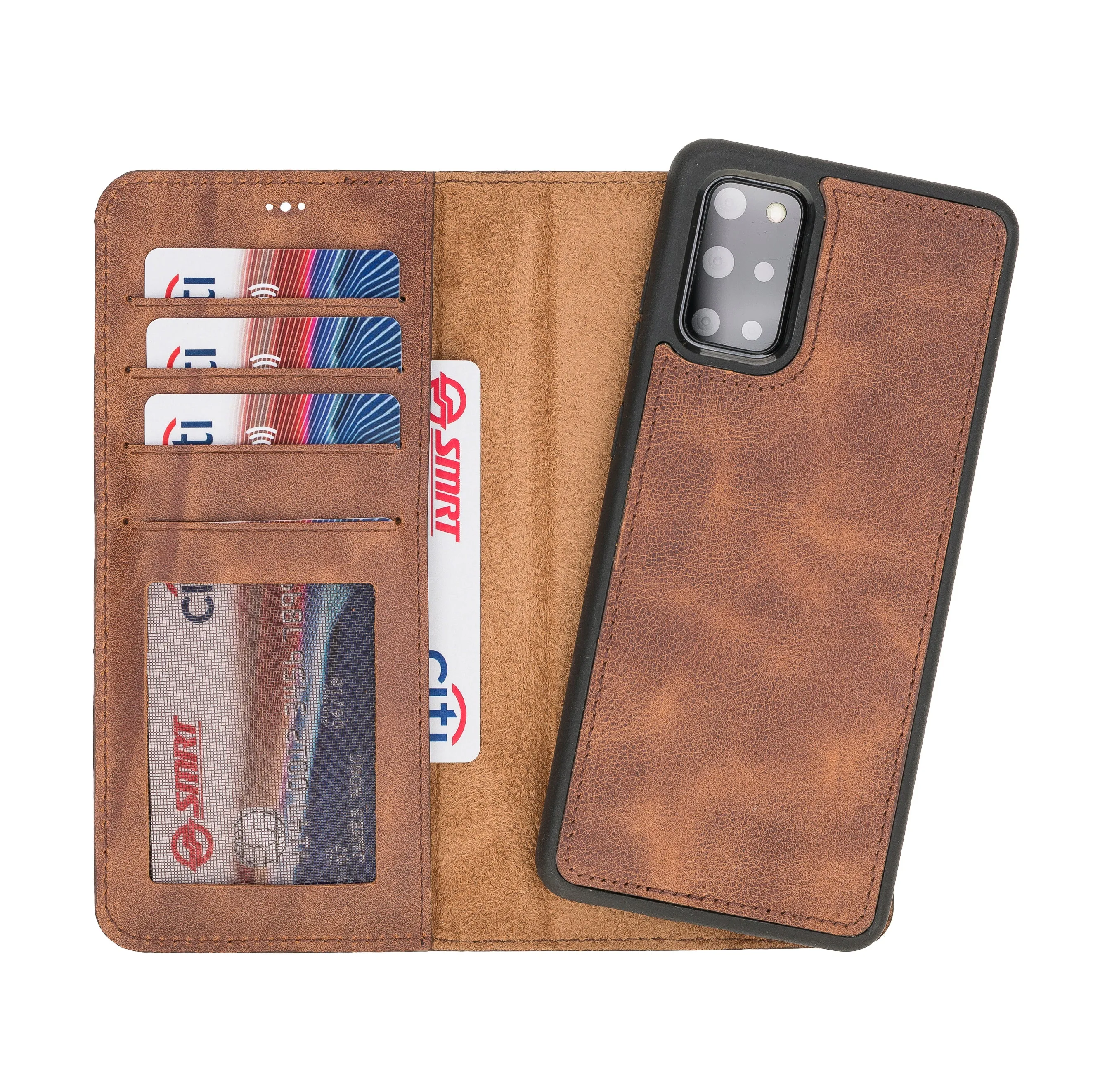 Samsung Galaxy S20 Plus Magnetic Detachable Leather Wallet Case