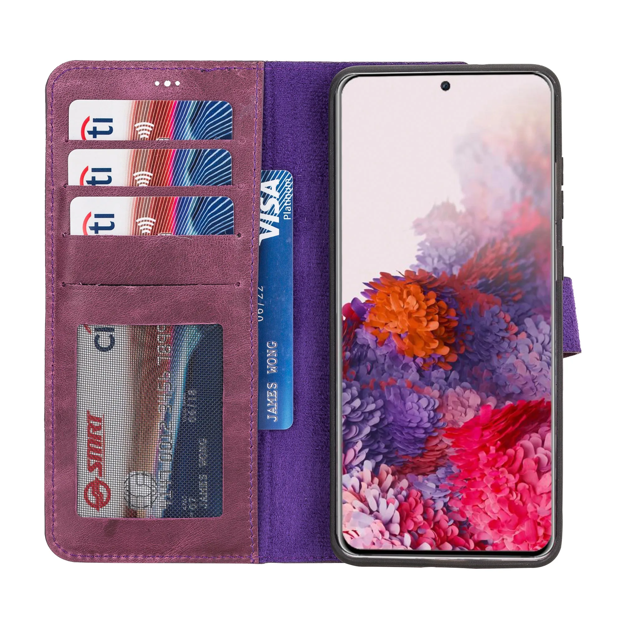 Samsung Galaxy S20 Plus Magnetic Detachable Leather Wallet Case