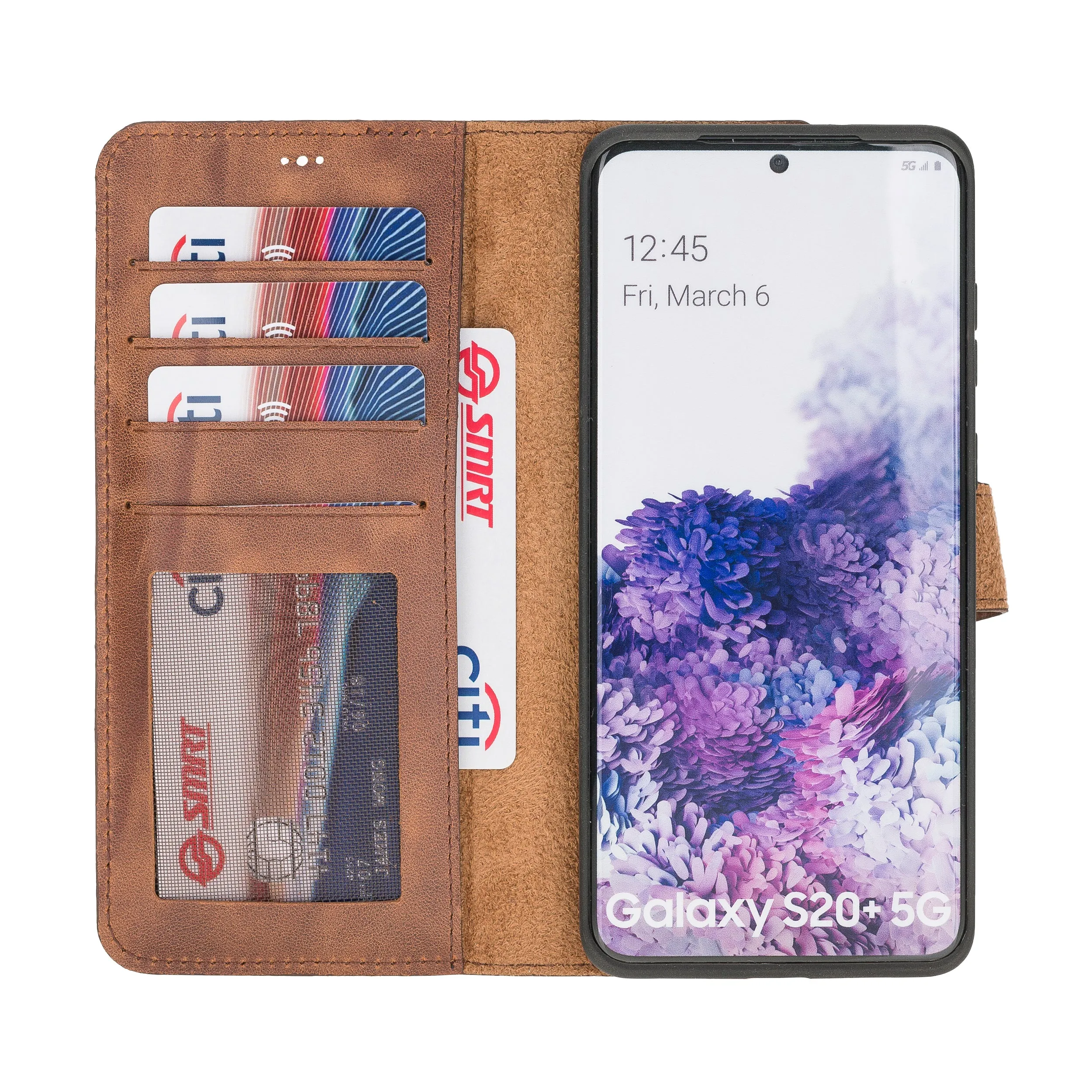 Samsung Galaxy S20 Plus Magnetic Detachable Leather Wallet Case