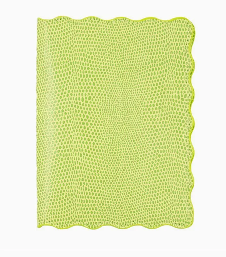 Scalloped Passport Holder