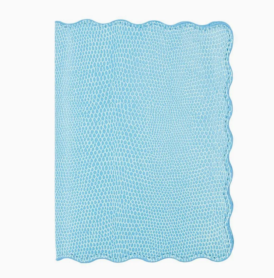 Scalloped Passport Holder
