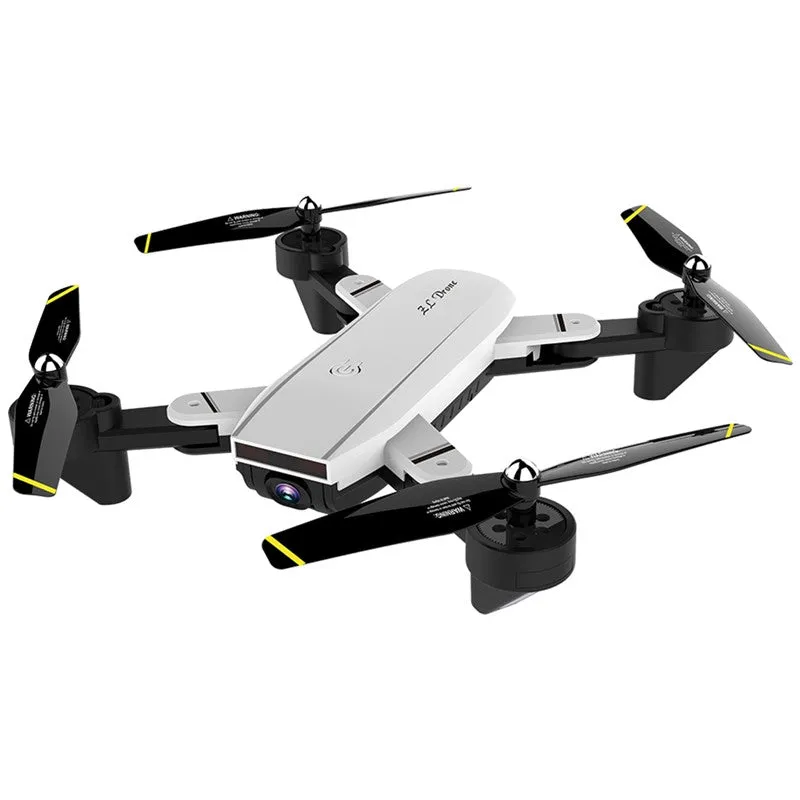 SG700-S Mini Drone Foldable Pocket Quadcopter Selfie Drone Wi-Fi Control Dual Optical Flow Cameras G-sensor Altitude Hold One-key Return Helicopter Toy (White,1080P)